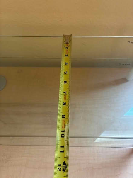 Photo of free Freestanding glass shelves (west Cupertino) #2