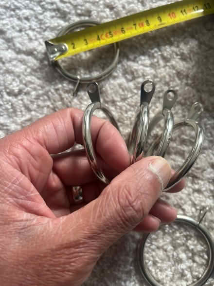 Photo of free Metal curtain rings (Corsham SN13) #3