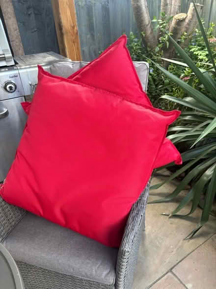 Photo of free Two large waterproof cushions (Comberton DY10) #1