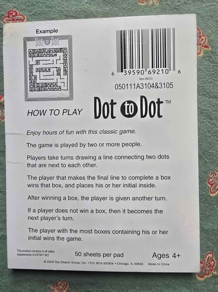 Photo of free Dot to Dot Game Pads (West 7th) #2