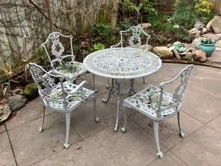 Photo of free Patio furniture — Cast aluminum (Riverdale) #1