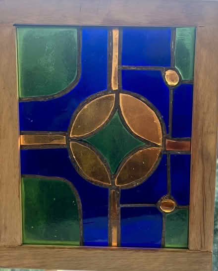 Photo of free Stained glass panel, 29 cm X 24 cm (Maida Vale W9) #1
