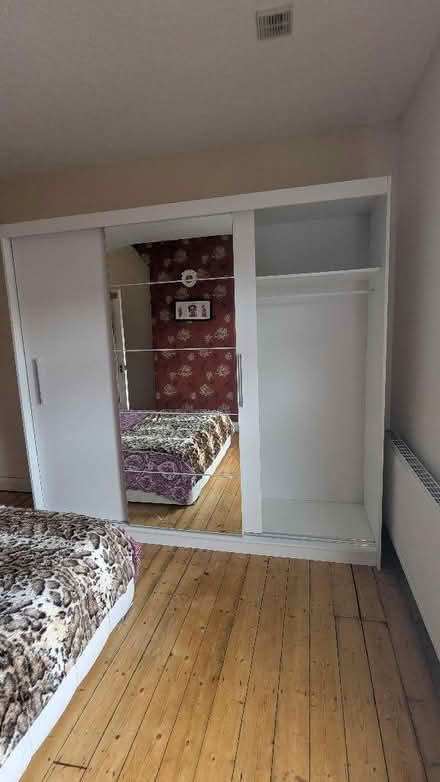 Photo of free 3 door white Wardrobe (Reddish M18) #2