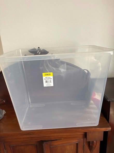 Photo of free 80l tub, no lid (Hp6 6bt) #1