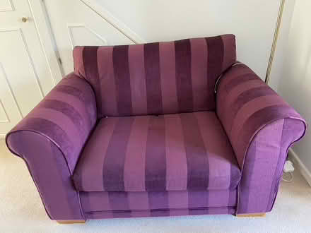 Photo of free 2-seater sofa & snuggle chair (Droitwich, Primsland) #1