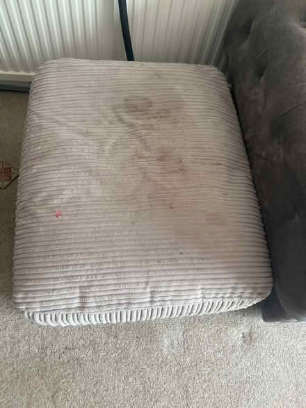Photo of free L shaped sofa plus foot stool (SS15) #1
