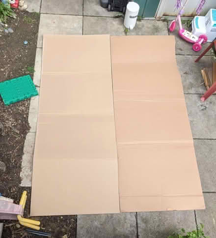 Photo of free Two Large Pieces Of Cardboard (PL4) #1