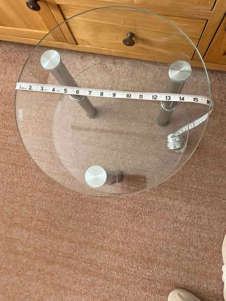 Photo of free Glass side table (Sanderstead) #2