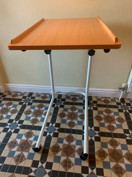 Photo of free Height adjustable chair/bed table (Lymm WA13) #2