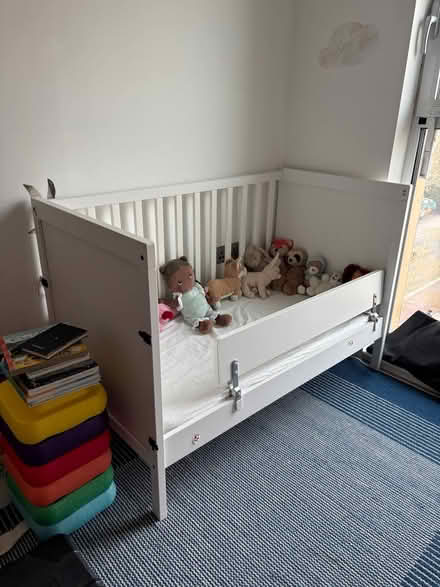 Photo of free Ikea cot + mattress (Tufnell Park N19) #2