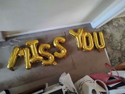 Photo of free Gold inflated letters (Crowthorne RG45) #2