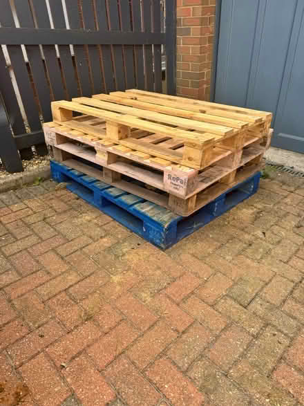 Photo of free 4 wood pallets (Emerson Valley, MK4) #2