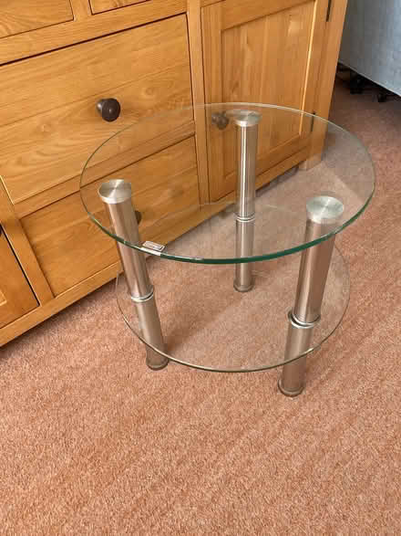 Photo of free Glass side table (Sanderstead) #1