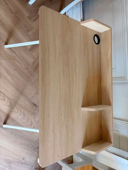 Photo of free Wooden top desk with metal frame (Tonbridge TN10) #2