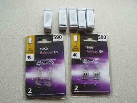 Photo of free 9 x G9 halogen light bulbs: 4 x 40W + 5 x 25W (Kempsey WR5) #1