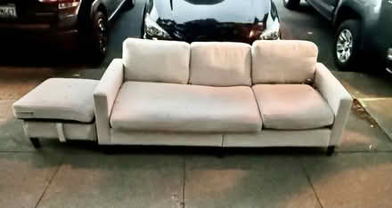 Photo of free sofa & ottoman / street pickup (Lower Haight) #1
