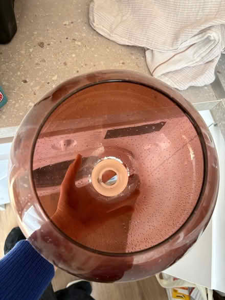 Photo of free Purple glass lampshade (Lewisham) #2