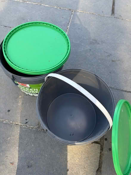 Photo of free Two plastic tubs with lids (Hitchin Herts) #3