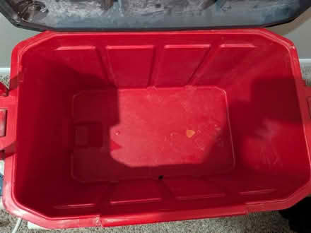 Photo of free Red igloo cooler (Quivira Rd /77th Terrace) #3