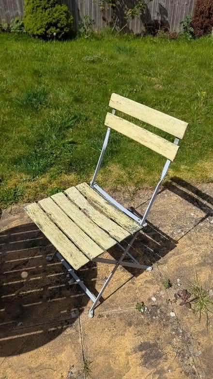 Photo of free Garden table and chairs - needs painting/fixing (Pittville GL50) #4