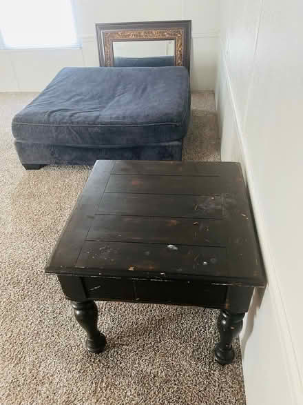 Photo of free Armoire, end table, ottoman (Frisco Little Elm Border) #2