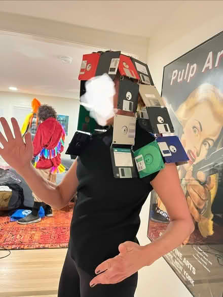 Photo of free Floppy Disc Headdress (Winter Hill) #1