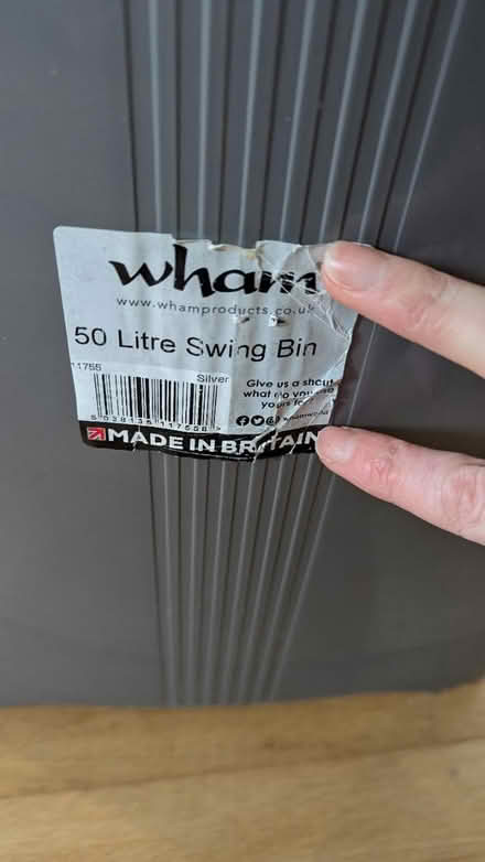 Photo of free 50L Swing Bin (Ballinteer near SuperValu.) #3