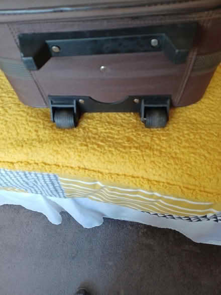Photo of free Small brown Sovereign suitcase (Hollingbury BN1) #3