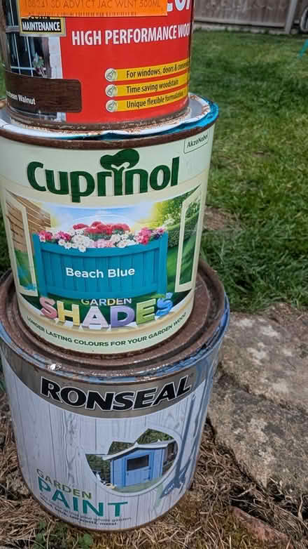 Photo of free 3 tins of wood paint (Gloucester) #2