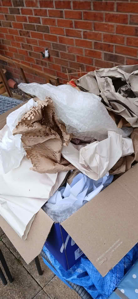 Photo of free Boxes of bubble wrap and packaging paper (Radbrook SY5) #1