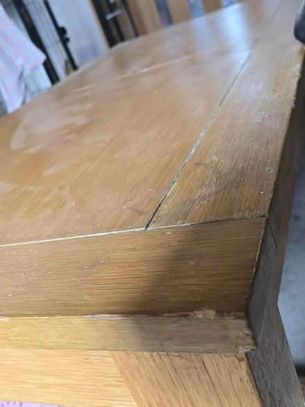 Photo of free Oak and veneer large coffee table (Macclesfield) #3