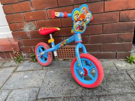 Photo of free Paw Patrol balance bike (Offerton, Stockport (SK1)) #1