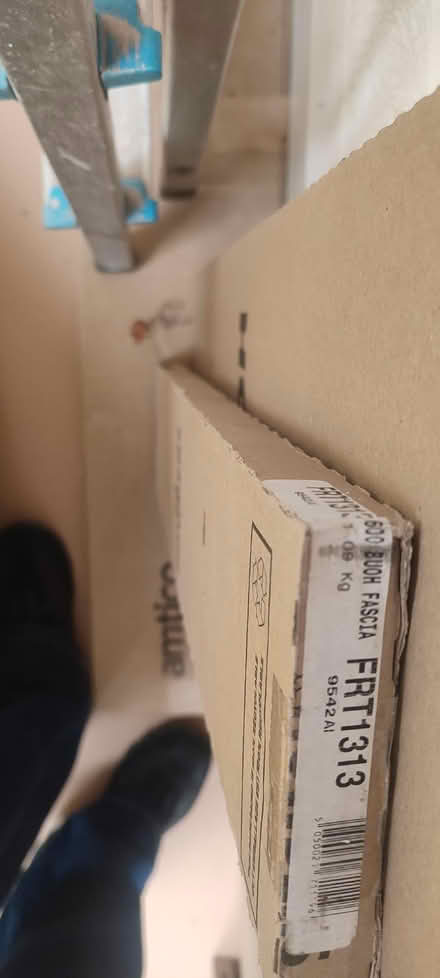 Photo of free 3 Howdens Wall Decor End for fitted kitchen - Linen grain (Pickford Green CV5) #1