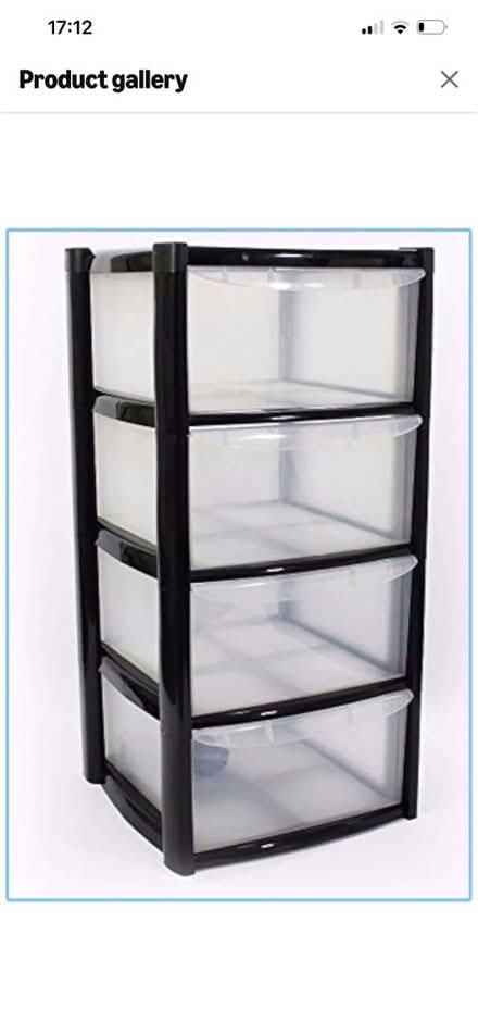 Photo of Plastic drawers (Hounslow west TW4) #1