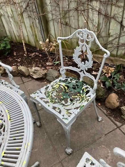 Photo of free Patio furniture — Cast aluminum (Riverdale) #2