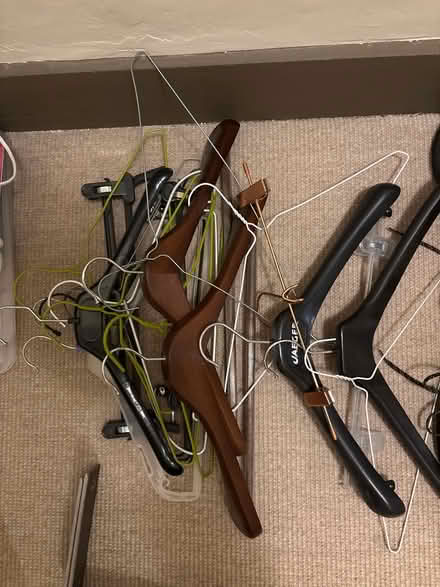 Photo of free Assorted clothes hangers (E9) #1