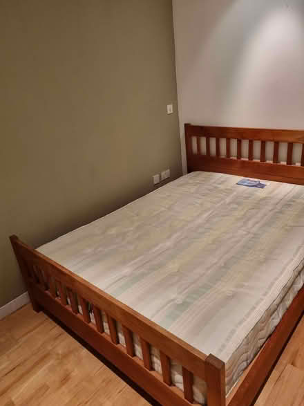 Photo of free Habitat king size wooden bed frame (Cheadle Hulme SK7) #1