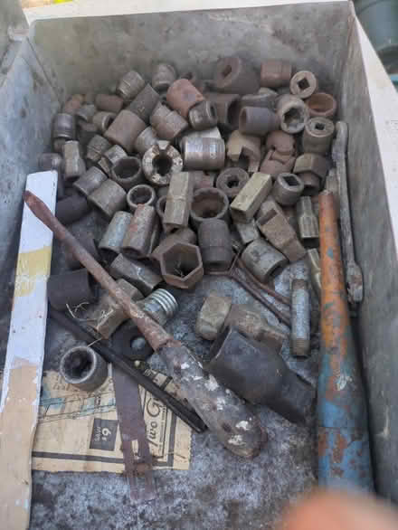 Photo of free Box of old tool parts (Leonardo/Middletown) #1