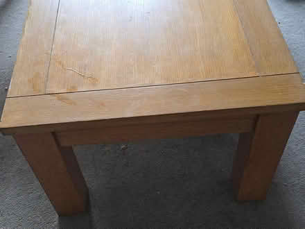 Photo of free Oak and veneer large coffee table (Macclesfield) #2