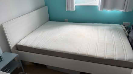 Photo of free Ikea Bed Frame and Mattress (Burnham SL1) #2