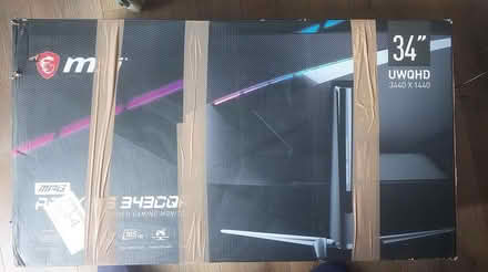 Photo of free MSI 34" Curved Computer Monitor (Finsbury Park, N4) #1