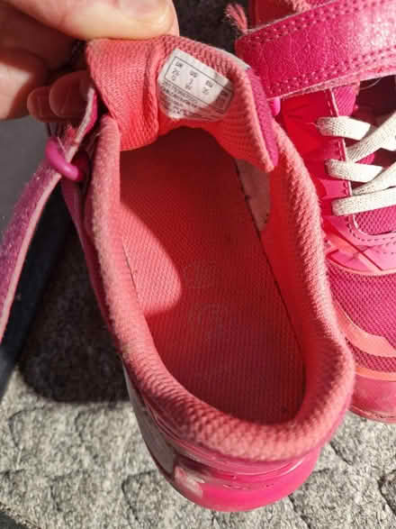 Photo of free Pink Clarks trainers size 2.5 (Meersbrook S8) #2