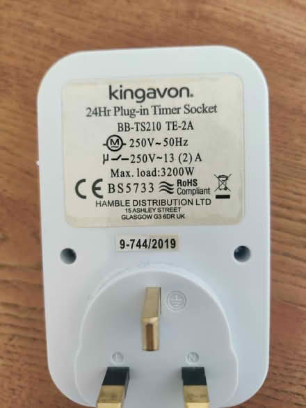 Photo of free Electrical socket timer (BA1) #2