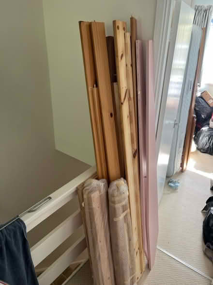 Photo of free Solid pine cabin single bed (RG7 3HY) #1