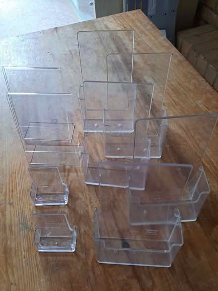 Photo of free Perspex display containers (Molesey KT8) #1