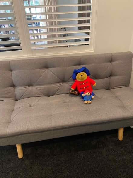 Photo of free Futon sofa bed grey perfect (Kawana island) #2