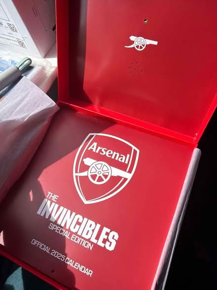 Photo of free Arsenal calendar music box (Hockley B18) #2