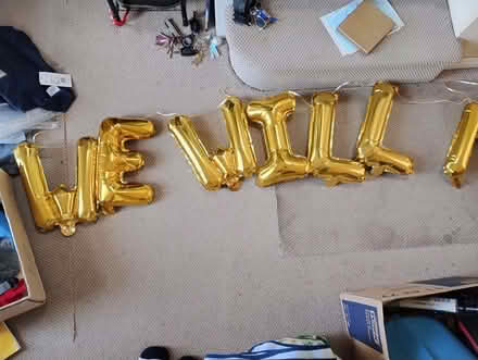 Photo of free Gold inflated letters (Crowthorne RG45) #1