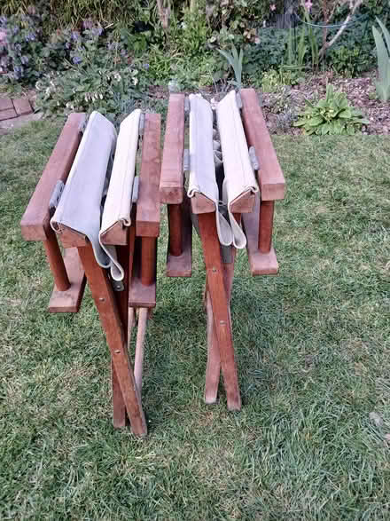 Photo of free "Director" Garden chairs (Great Baddow) #3