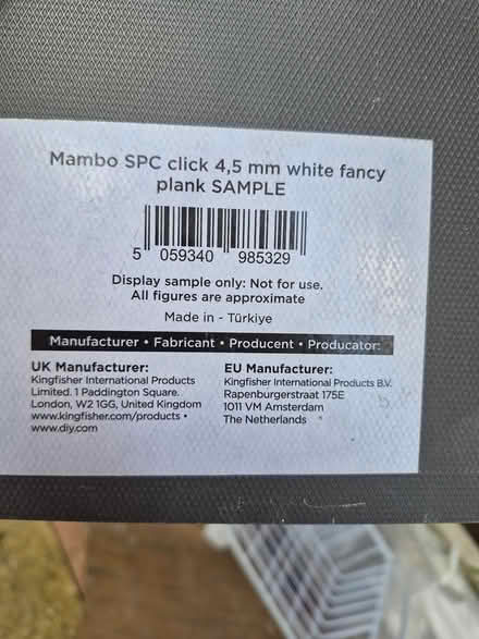 Photo of free 7 x LVT planks (Aldershot GU12) #2